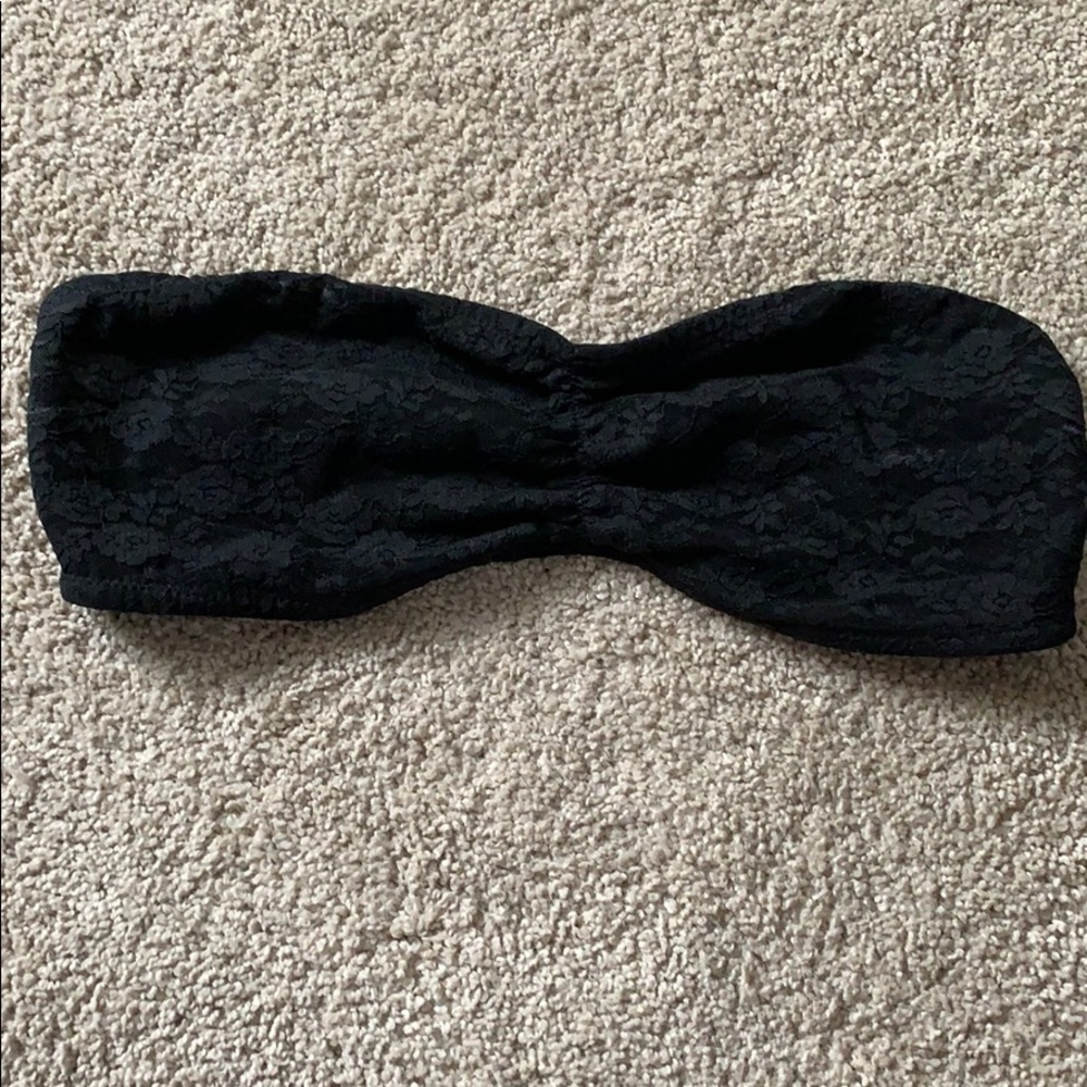 Victoria’s Secret pink bralette bandeau black